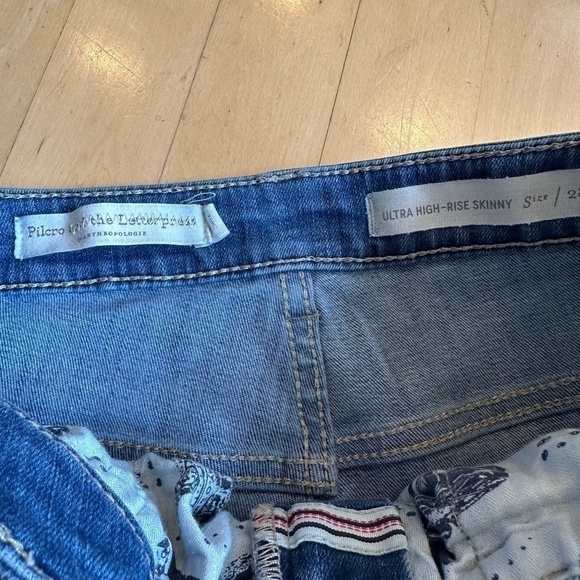 Pilcro & the letterpress Ultra High Rise Skinny Jean, 28. CB1905 - Picture 4 of 6